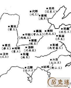 项羽分封地图 项羽分封地图欣赏 项羽分封的三王介绍 项羽分封的三王