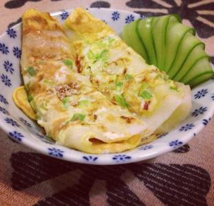 葱花鸡蛋饼 西府小吃——葱花鸡蛋饼