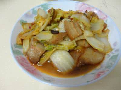 白菜回锅肉的做法 回锅肉白菜的做法