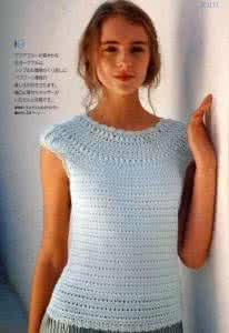 钩针背心裙 钩针圆肩背心裙