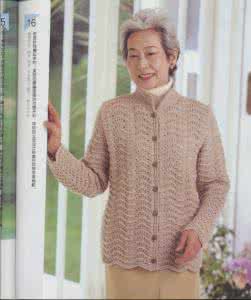 棒针开衫毛衣编织图片 棒针编织----中年秋日开衫