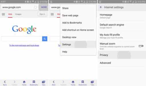 浏览器历史记录 Galaxy S6 如何清理浏览器历史记录