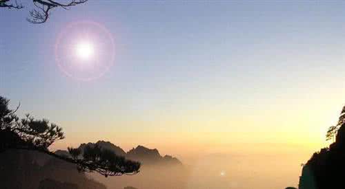 蜀山春晓和大蜀山 蜀山春晓