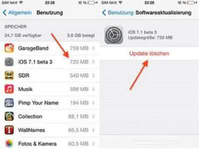 ios7 删除升级包 iOS7.1 Beta3 OTA升级包怎么删除？