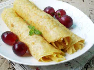 土豆丝荷包蛋饼的做法 燕麦蛋饼卷土豆丝的做法