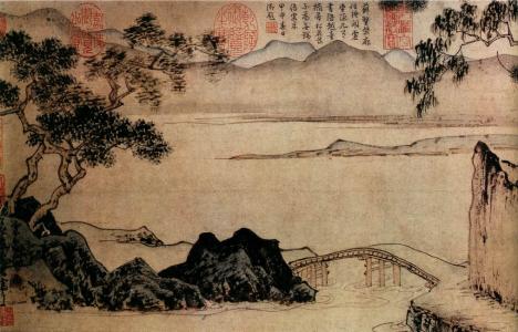 南宋马远绘画作品欣赏 南宋马远绘画作品欣赏 南宋词人周密的代表作品欣赏