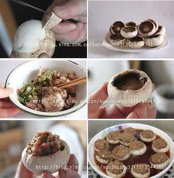 口蘑和蘑菇的区别 酿肉蘑菇碗--鲜口蘑去除脏皮的小妙招