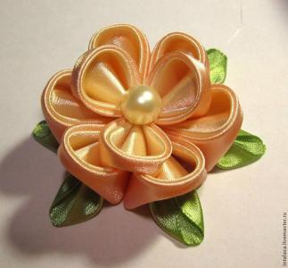 韩版丝带头花制作教程 手工丝带花教程----“头花”