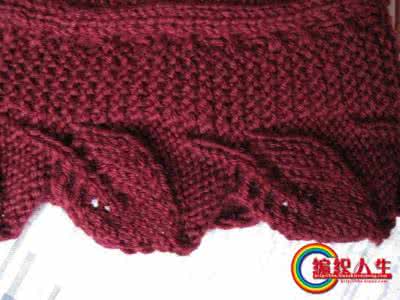 树叶披肩钩针图解 大树叶披肩