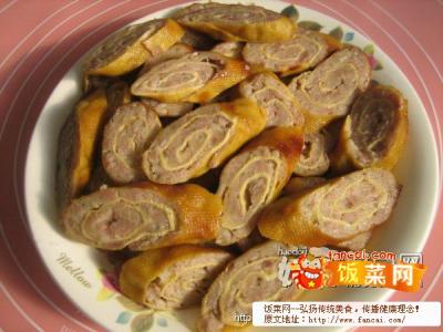 牛肉豆腐制作丸子 【美食】干豆腐肉卷的制作