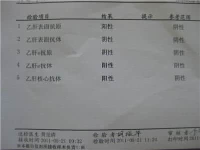 两对半检查结果分析 两对半 两对半检查结果分析