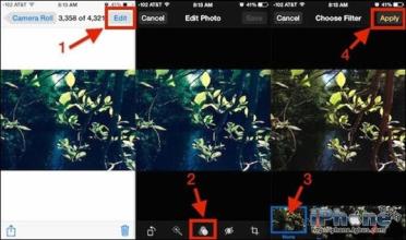 照片滤镜效果 iOS7内置照片里的滤镜效果如何去除？