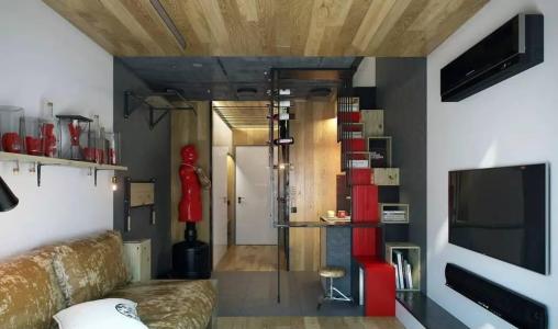 loft婚纱店 18㎡的蜗居小婚房，还带loft空间                      