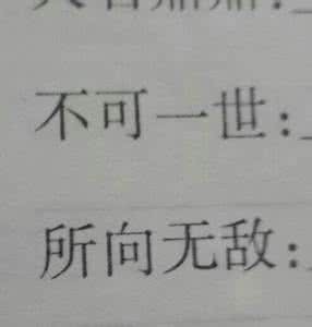 不可一世的意思是什么 不可一世的意思 【不可一世什么意思】不可一世的意思是什么