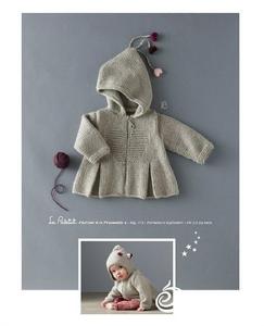 尖顶房屋装修效果图 phildar Phildar N°74 封面款 宝宝尖顶风帽宽松外套