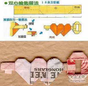 纸币折纸浪漫 浪漫折纸币方法