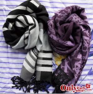 围脖的各种织法 我仿的Burberry围脖