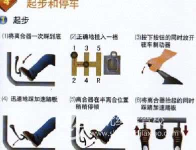 新手开车起步步骤视频 开车起步的步骤