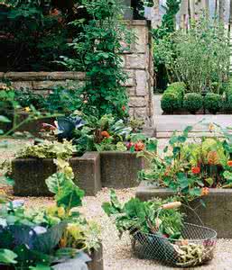 带菜园的后花园设计 花园里的百变菜园