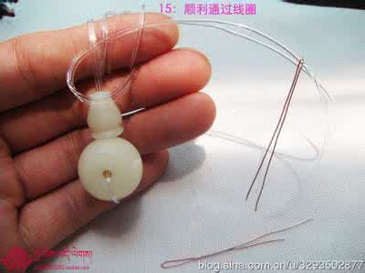 佛头打结方法图解 穿佛头方法