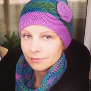 明月棒针帽子视频教程 棒针教程----帽子“迷人的春天”