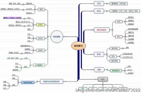 小学语文思维导图模板 小学语文思维导图模板 小学语文思维导图模板精选