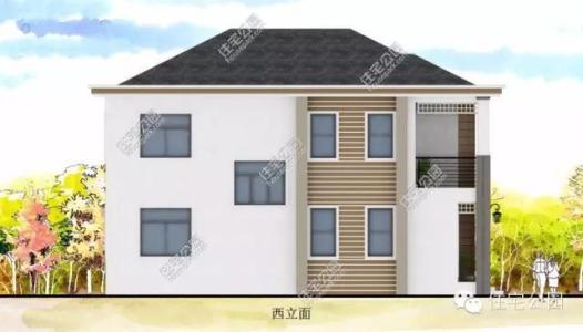农村自建别墅设计图 超高性价比的农村自建别墅8*13米(全图 预算)