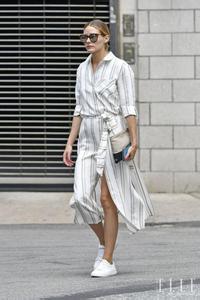 竖条纹显瘦 好不容易接受横条纹显瘦，你现在又告诉我竖条纹显高……