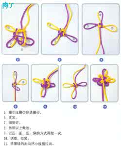 怎样编中国结之吉祥结 .怎样编吉祥结（纲目结）—中国结吉祥结的编法图解、吉祥结打法教程