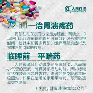 吃药最佳时间表 吃药最佳时间表,赶紧为自己和家人收藏吧!