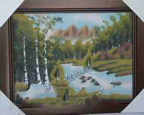 桂林宝石工艺画 宝石工艺画