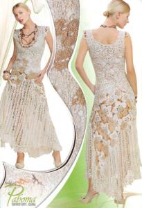 秋装连衣裙 精美拼花衣裙