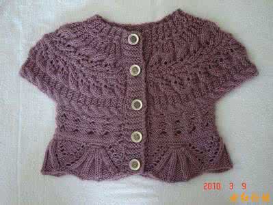 棒针编织小背心视频 一款棒针童装小背心----非常喜欢