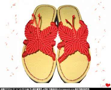 中国结艺时尚饰品 中国结时尚饰物【中国结编法图解】可用于编织拖鞋和各种装饰