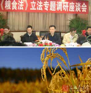 国家粮食局 国家粮食局确立依法治粮 让粮食流通法治化