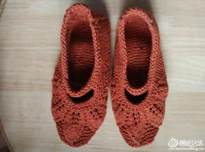叶子花地板鞋编织视频 叶子地板鞋(教程)