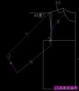 肩宽能穿插肩袖吗 图解与教程  插肩袖画法参考