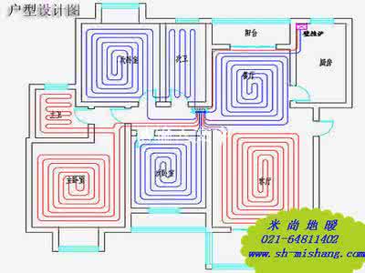 家庭地暖安装示意图 地暖安装流程现场展示图