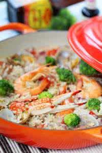 西班牙海鲜饭用什么锅 【酷彩海鲜饭】3步做出一锅热气腾腾的中国式西班牙国饭