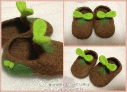 毛毡鞋垫 给宝宝做一双华丽的毛毡鞋----裁剪图和制作工艺