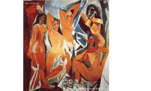 毕加索亚威农少女赏析 亚威农少女 毕加索作品赏析