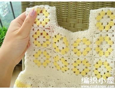 童装女童套装2017新款 【童装系列】两色拼花女童背心裙