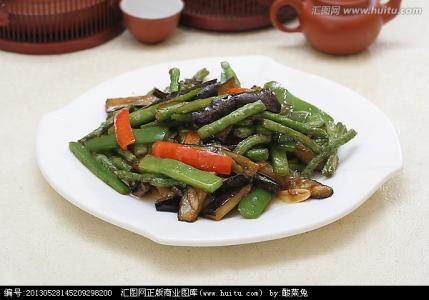 豇豆炒青椒 茄子青椒炒豇豆