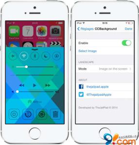 ios10控制中心自定义 CCBackground自定义修改iOS7控制中心背景