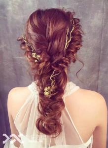 韩式新娘发型2017 韩式唯美新娘发型