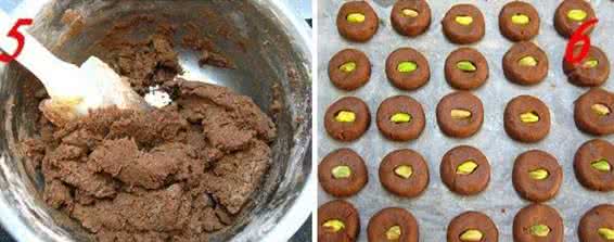 开心果制作方法 开心果可可西饼的制作方法