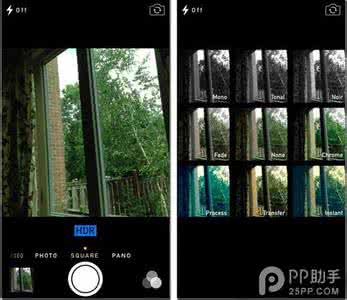 ios 正方形相机 iOS7相机如何启用正方形模式