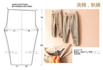 棉毛裤和秋裤的区别 转载 夹棉 秋裤 附裁剪图