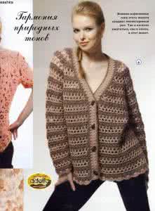 钩针外套开衫图解短款 【多款】简单大方的钩针外套（部分有图解）