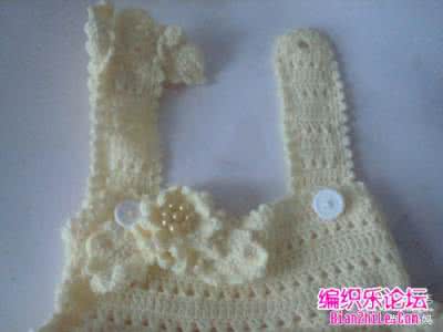 1一3岁宝宝裙子的钩法 1岁女童小鸡黄宝宝裙的钩法教程